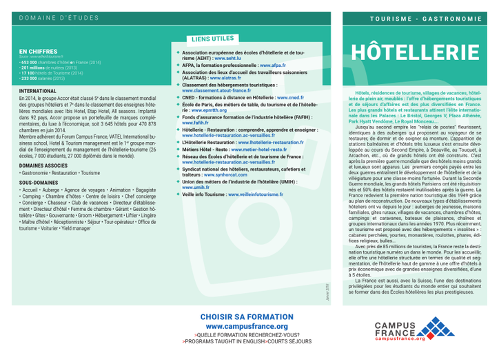 etudier tourisme en france etudier tourisme en france